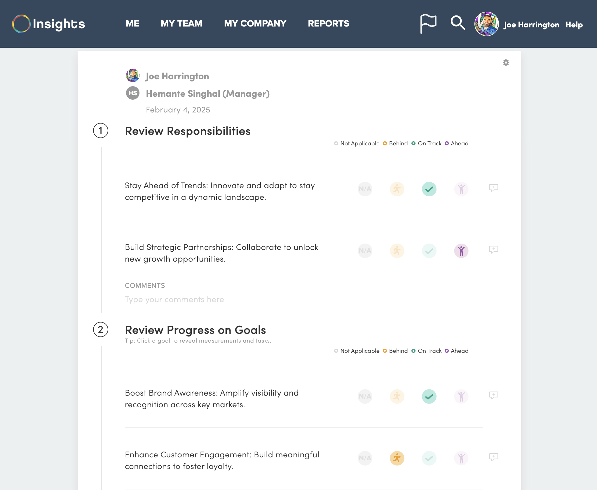Manager and Employee Check-in Interface